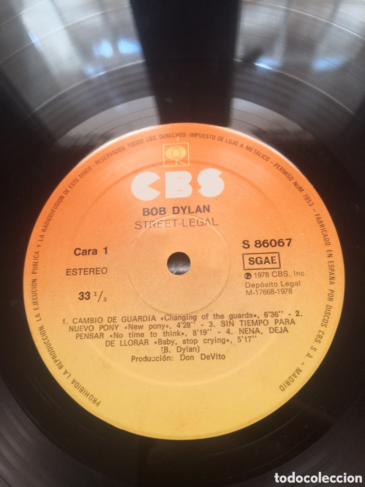 Discos de vinilo: Bob Dylan   Street Legal - Foto 3
