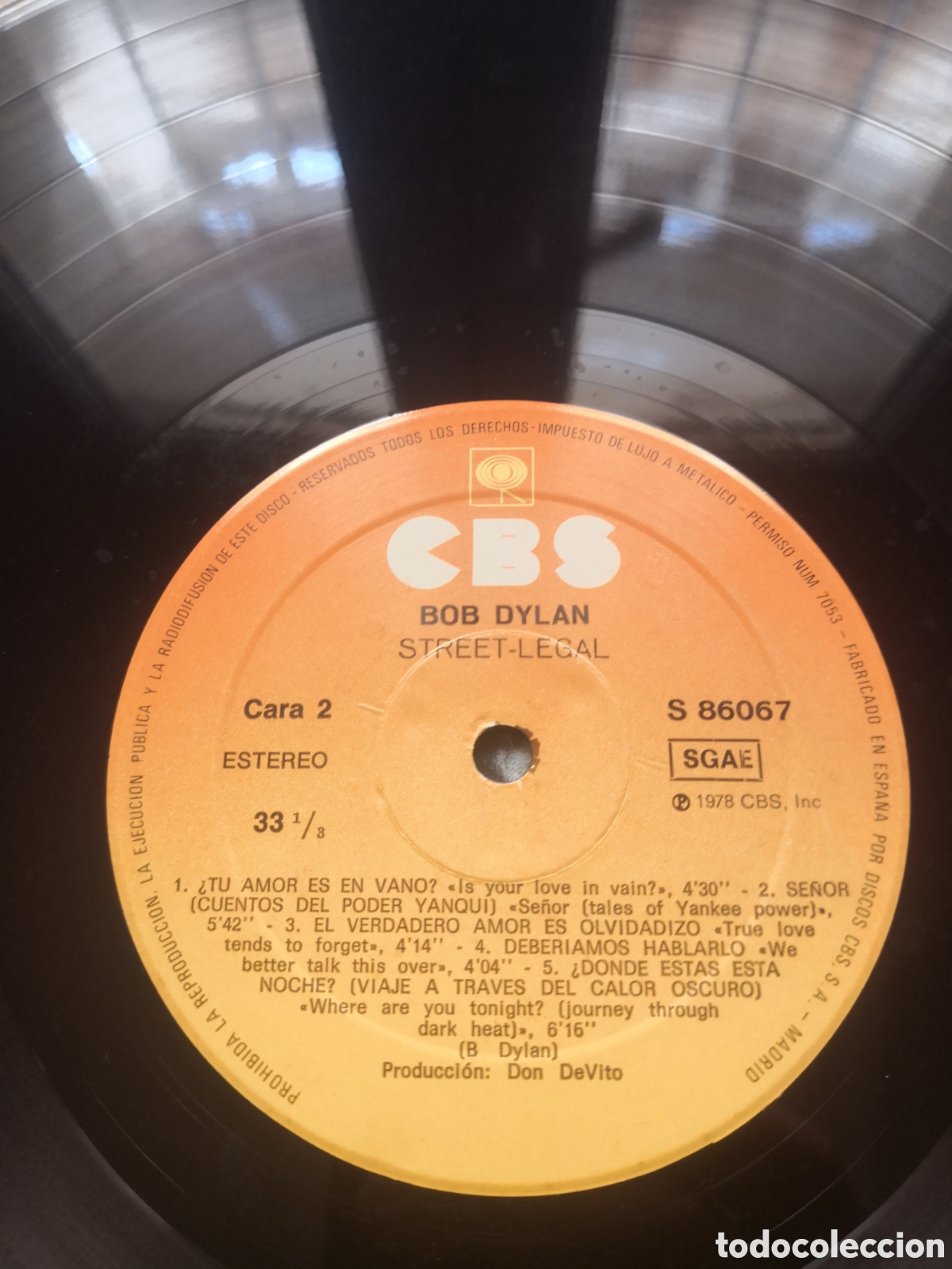 Discos de vinilo: Bob Dylan   Street Legal - Foto 4
