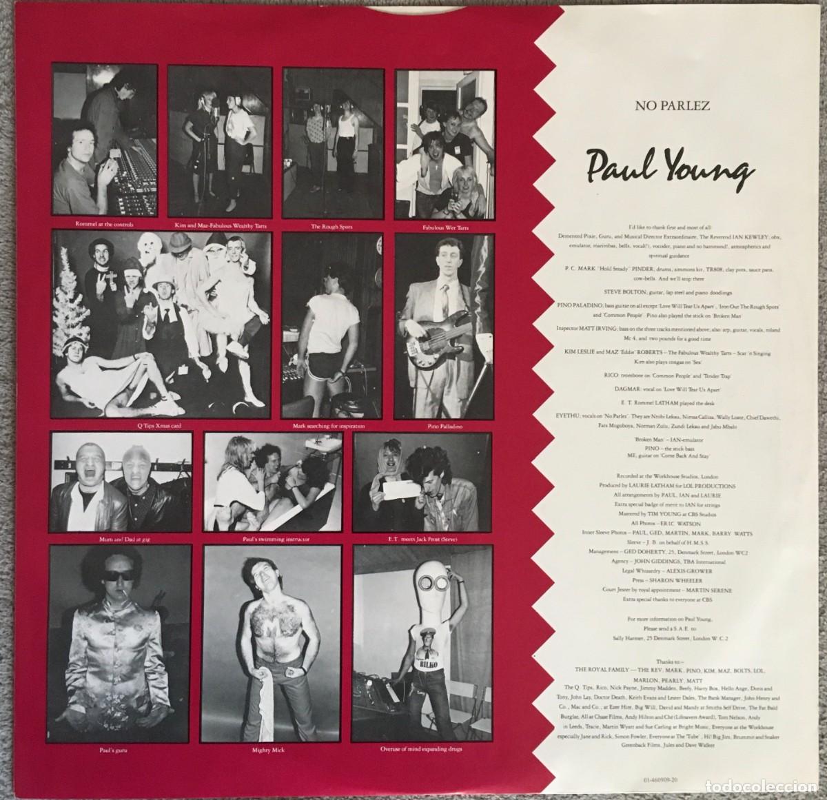 Discos de vinilo: Paul Young &ndash; No Parlez - Foto 5