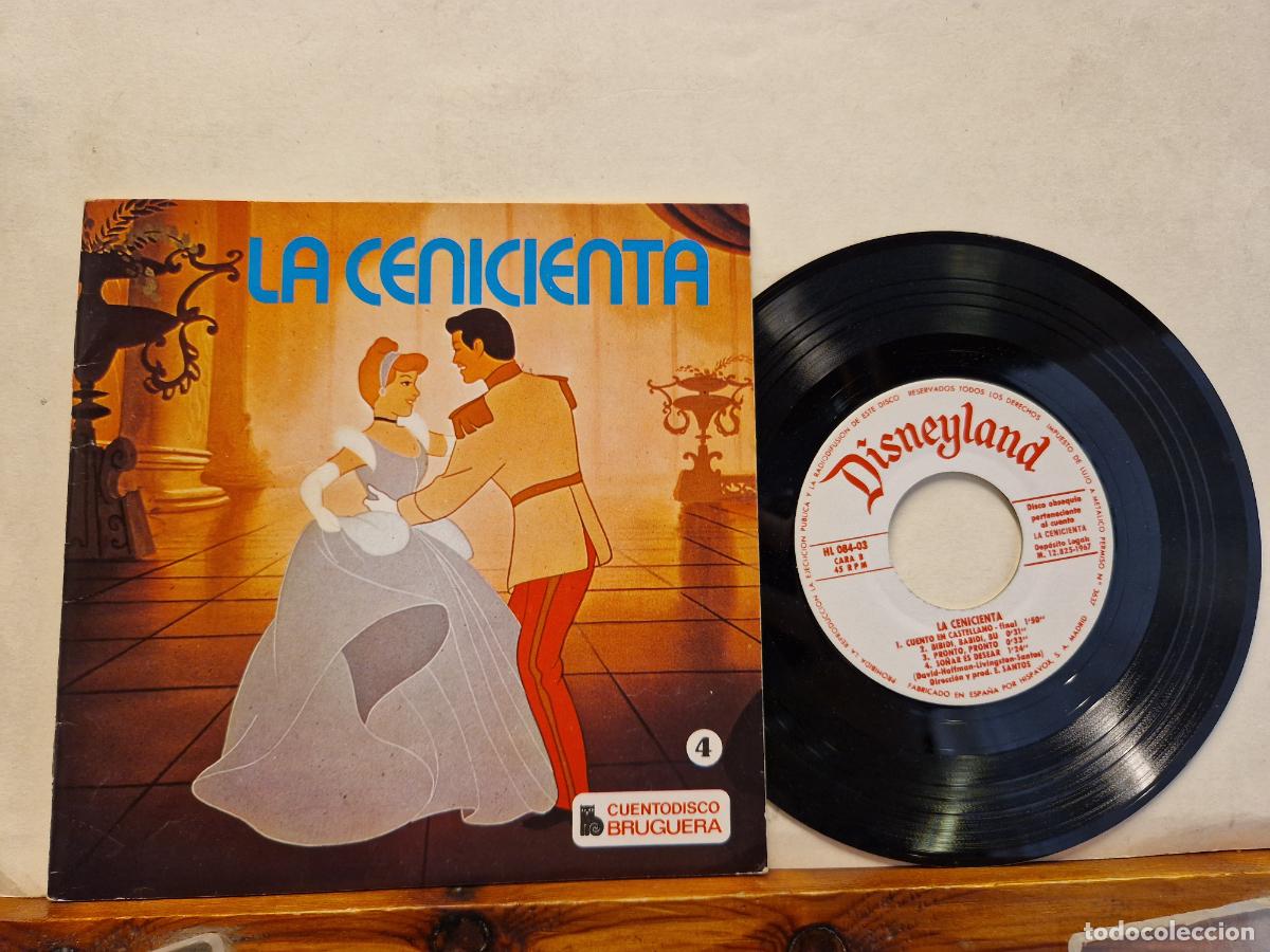 Discos de vinilo: SINGLE. LA CENICIENTA. CUENTOSDISCO BRUGUERA - Foto 1