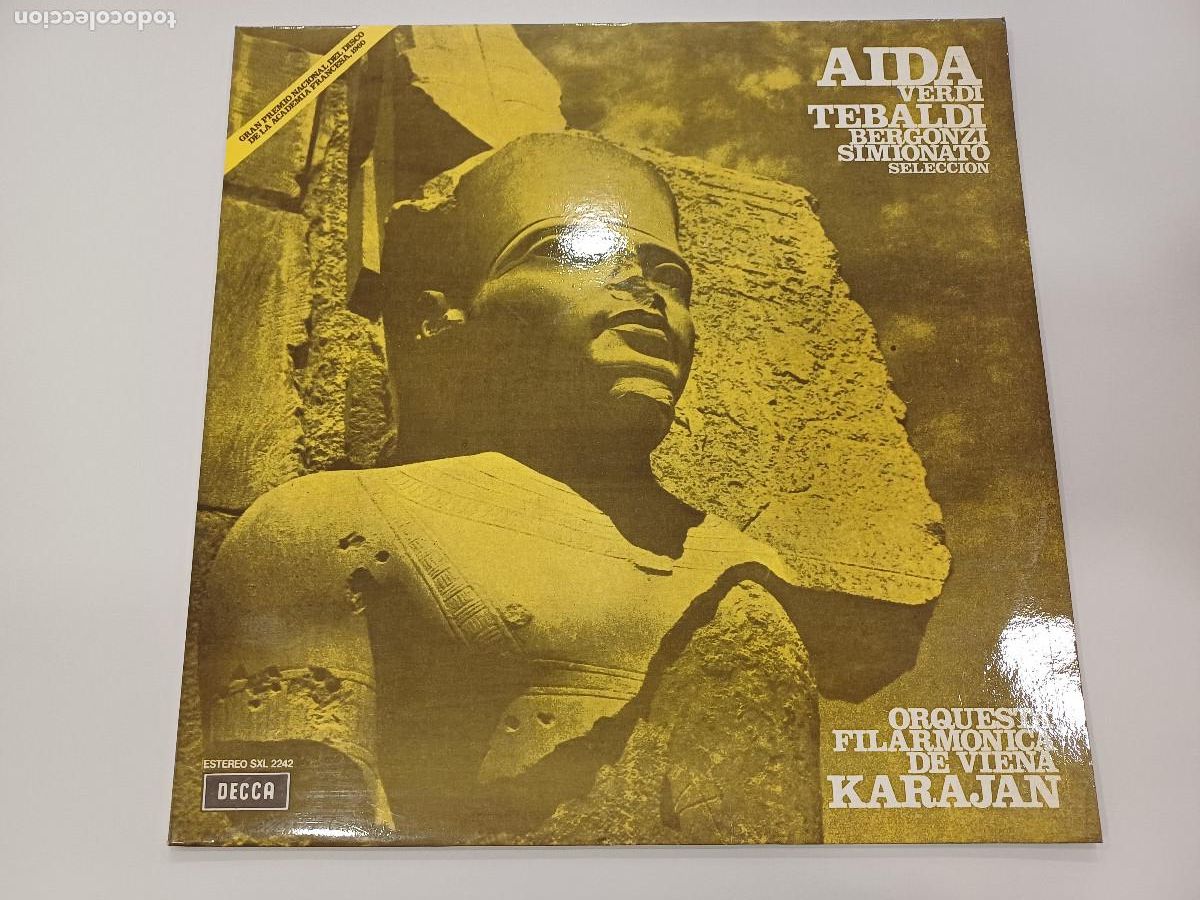 Discos de vinilo: VERDI/AIDA-SELECCIONES/VINILO. - Foto 1
