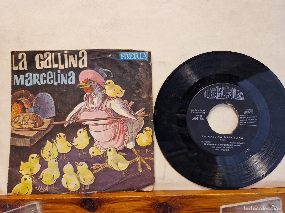 Discos de vinilo: SINGLE. LA GALLINA MARCELINA. IBERIA - Foto 1