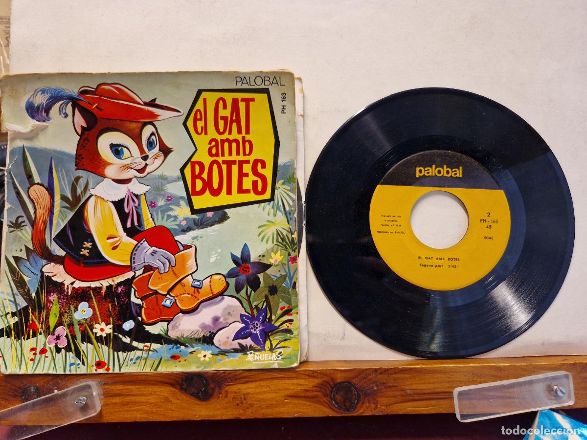 Discos de vinilo: SINGLE. EL GAT AMB BOTES. PALOBAL - Foto 1