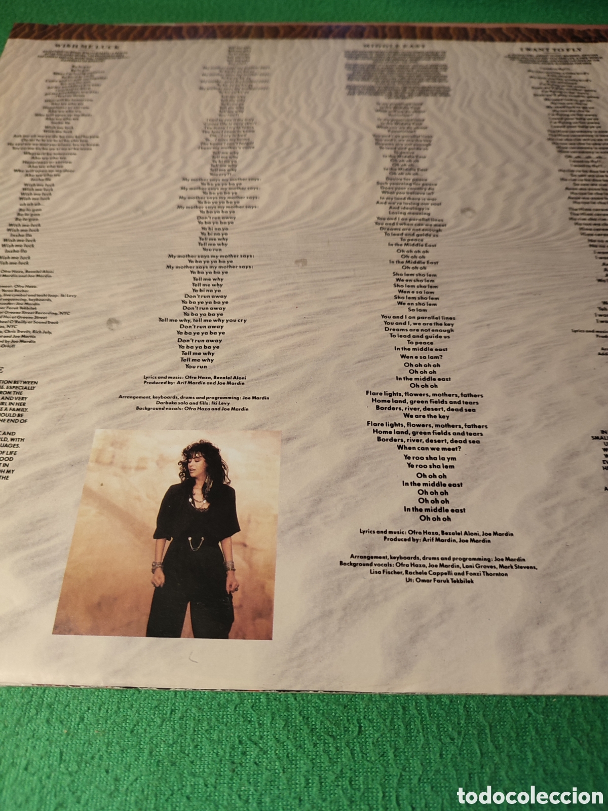 Discos de vinilo: Ofra Haza - Desert wind vinilo Lp - Foto 2