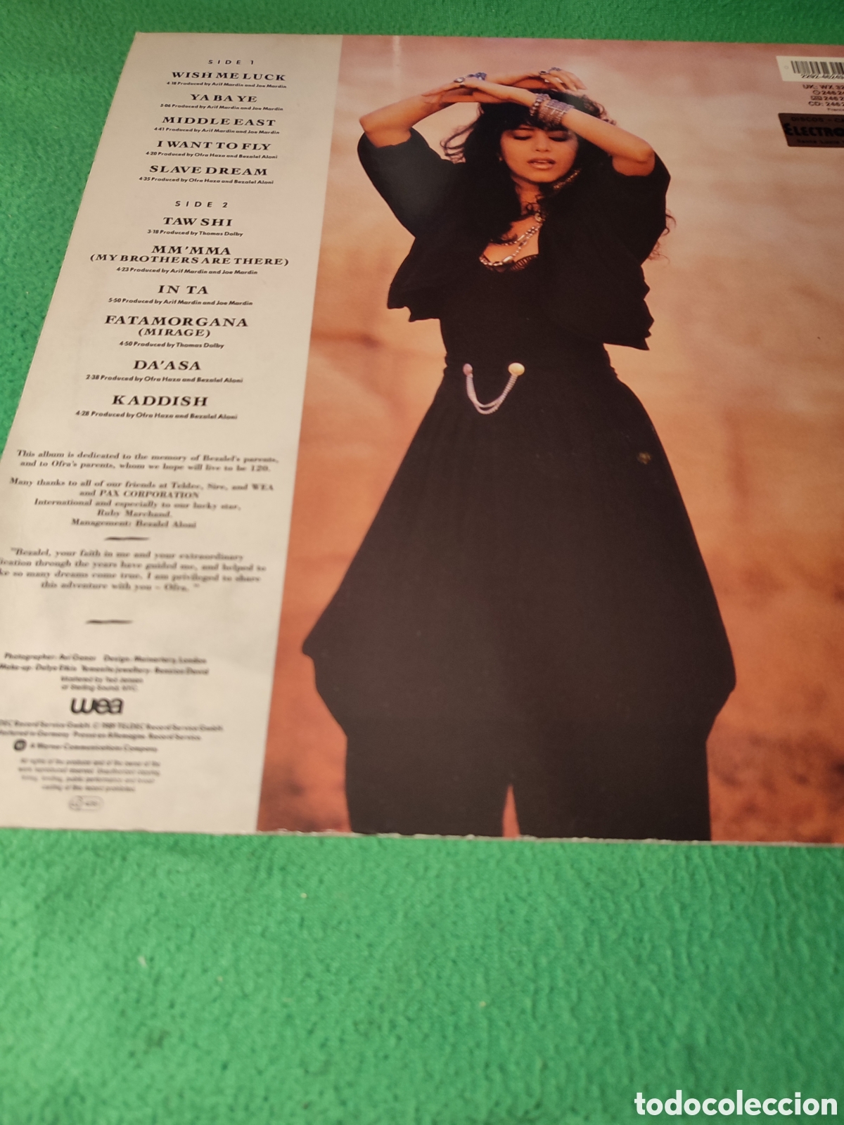 Discos de vinilo: Ofra Haza - Desert wind vinilo Lp - Foto 4
