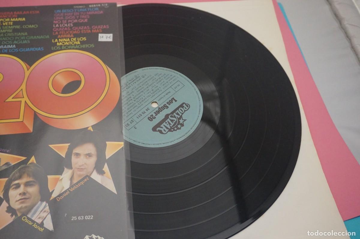Discos de vinilo: LP - LOS SUPER 20 - DOBLE LP - DISCOS COMO NUEVOS - Foto 2
