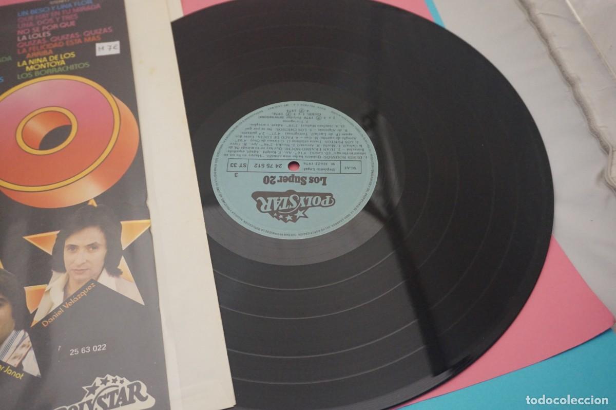 Discos de vinilo: LP - LOS SUPER 20 - DOBLE LP - DISCOS COMO NUEVOS - Foto 3