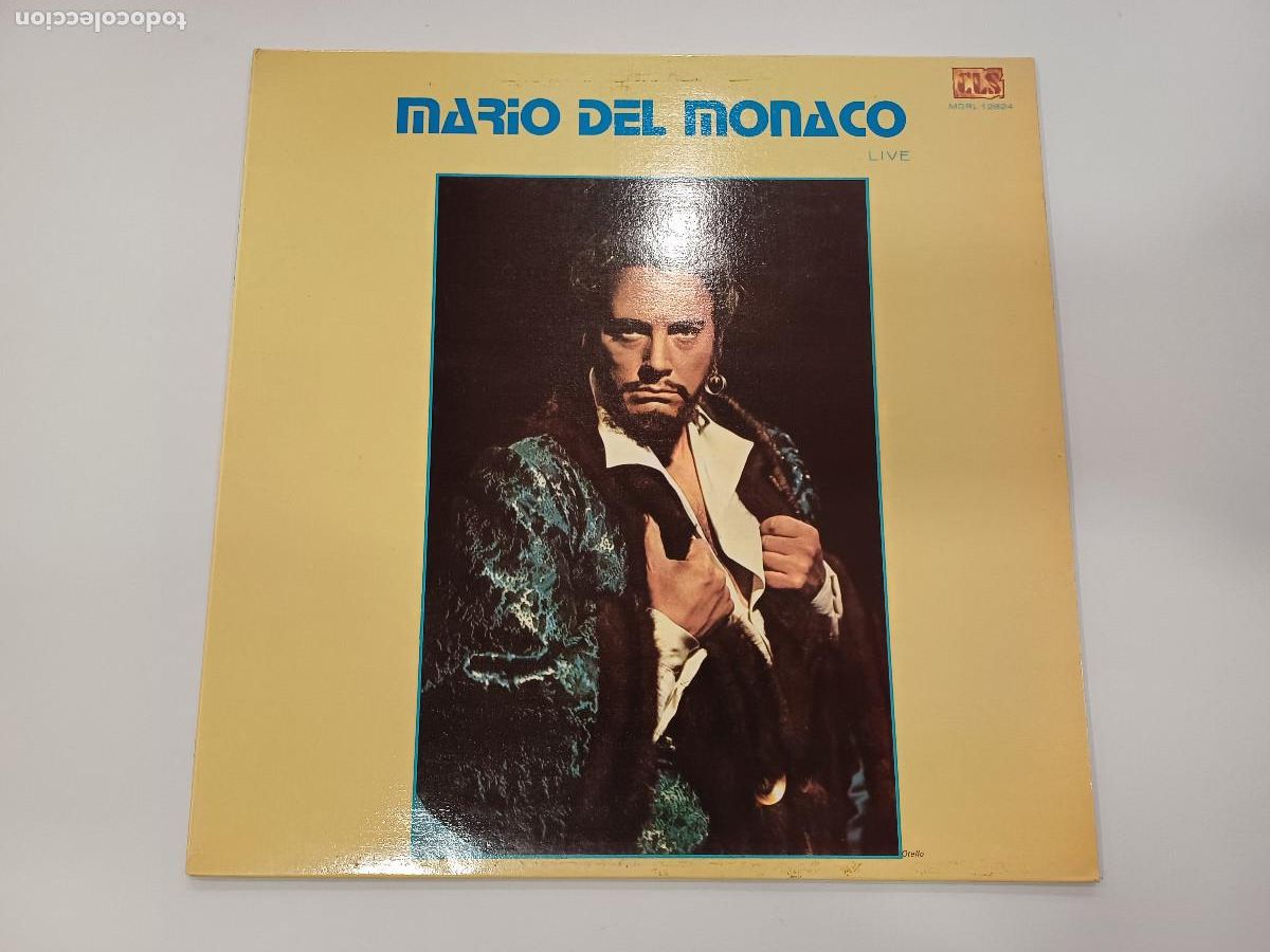 Discos de vinilo: MARIO DEL MONACO/LIVE/VINILO. - Foto 1