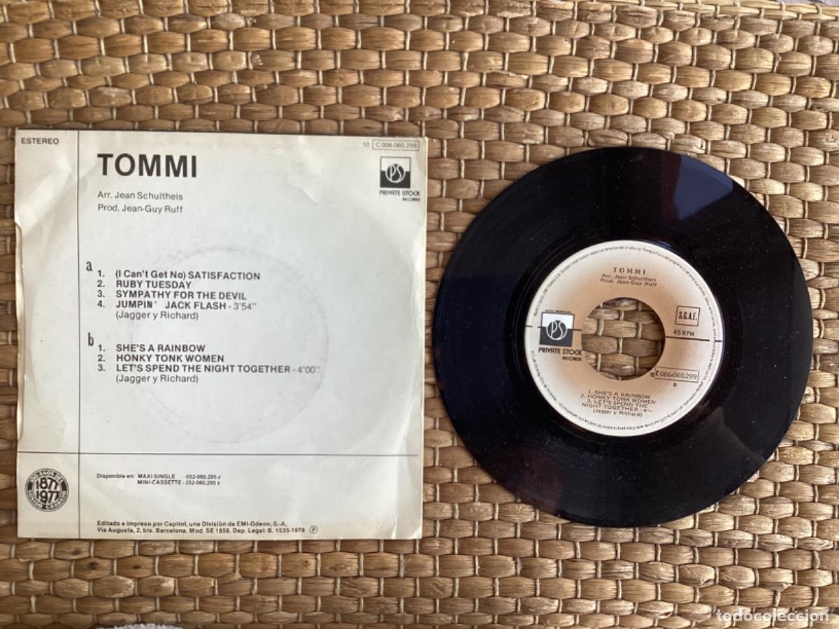 Discos de vinilo: S132 Single Tommi Disco Satisfaction - A&ntilde;o 1978 - Foto 2