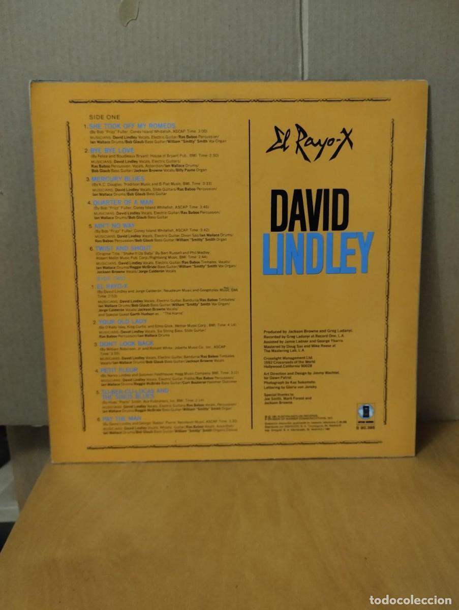 Discos de vinilo: DAVID LINDLEY ----- EL RAYO X - Foto 2