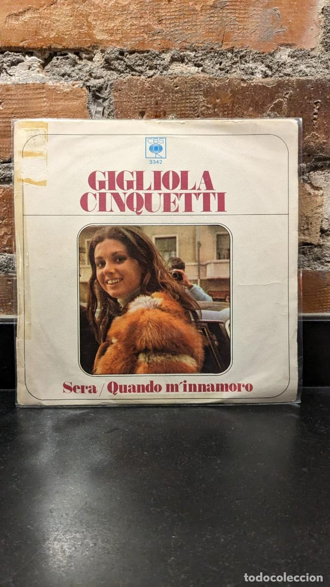 Discos de vinilo: Single Gigliola Cinquetti Sera - Foto 1