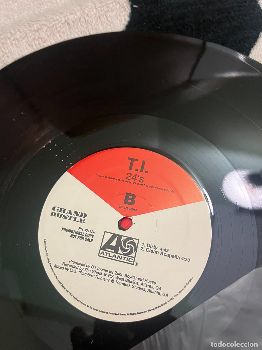 Discos de vinilo: pack x3 T.I. maxis rap - Foto 6