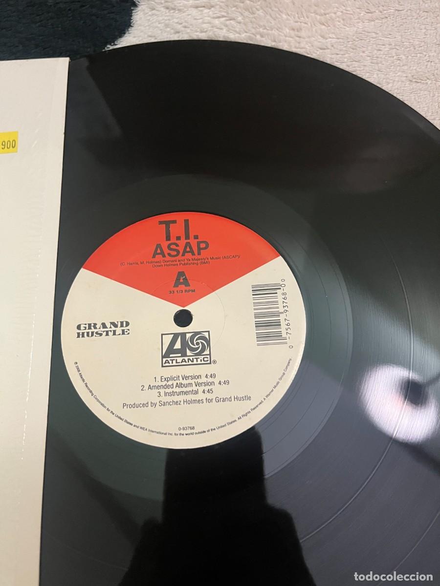 Discos de vinilo: pack x3 T.I. maxis rap - Foto 7