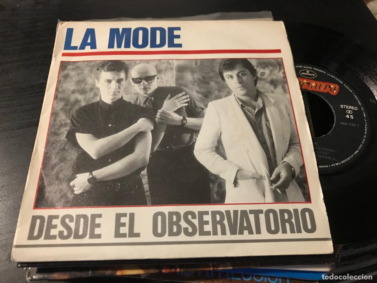 Discos de vinilo: LA MODE - DESDE EL OBSERVATORIO 7&rdquo; SINGLE MERCURY 1986 SYNTH POP - Foto 1
