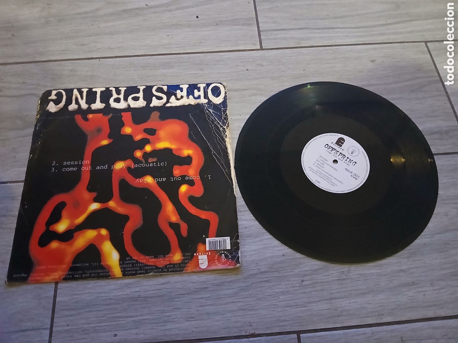 Discos de vinilo: OFFSPRING - SESSION - MAXI - UK - EPITAPH - 3 TEMAS - LM - - Foto 2