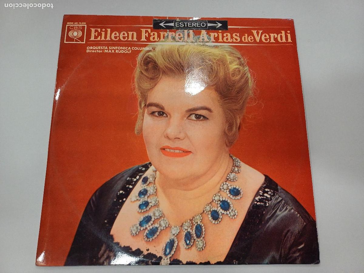 Discos de vinilo: EILEEN FARRELL ARIAS DE VERDI/VINILO. - Foto 1