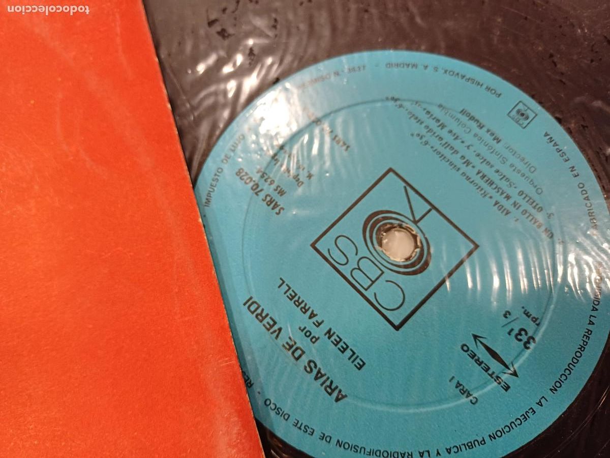 Discos de vinilo: EILEEN FARRELL ARIAS DE VERDI/VINILO. - Foto 2