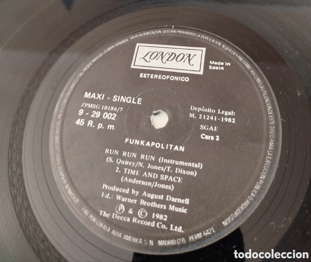 Discos de vinilo: Funkapolitan - &lrm; Run Run Run - Foto 3