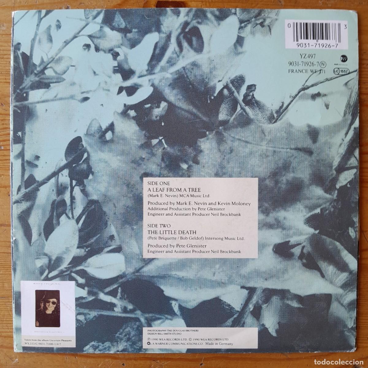 Discos de vinilo: MARY COUGHLAN : A LEAF FROM A TREE [WEA - DEU 1990] 7&rdquo; - Foto 2