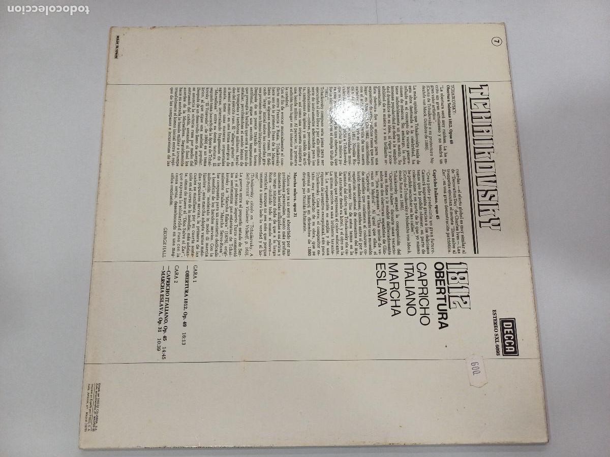 Discos de vinilo: TCHAIKOVSKY/1812 OVERTURE/VINILO. - Foto 3