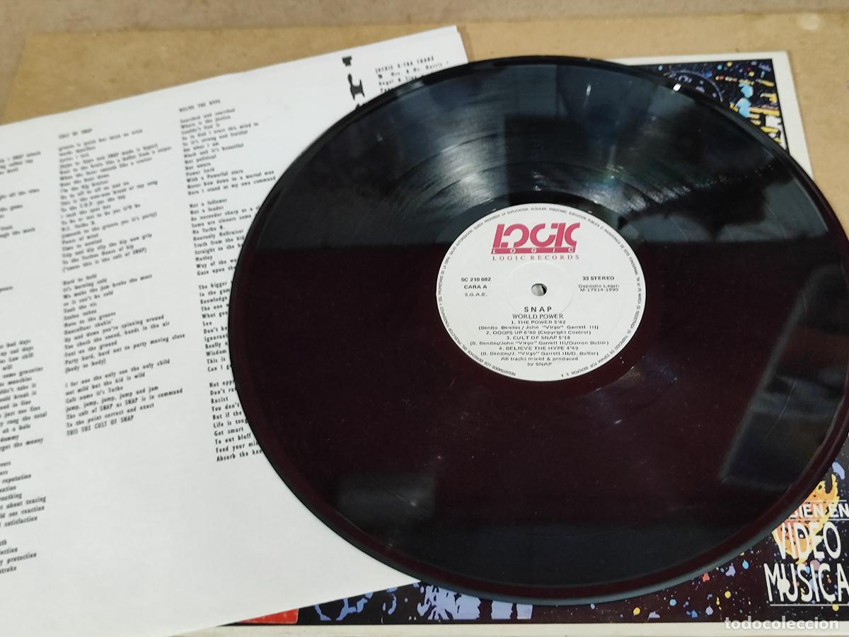Discos de vinilo: DISCO VINILO SNAP! WORLD POWER - Foto 3