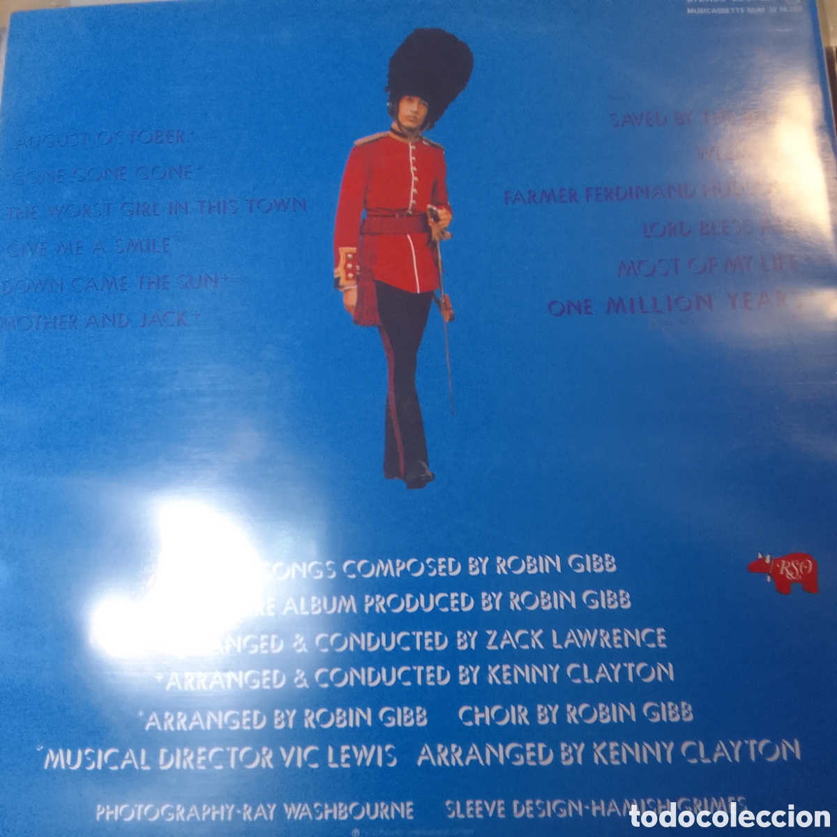 Discos de vinilo: ROBIN GIBB ROBBINS REIGN CONPONENTE DE BEE GEES - Foto 2