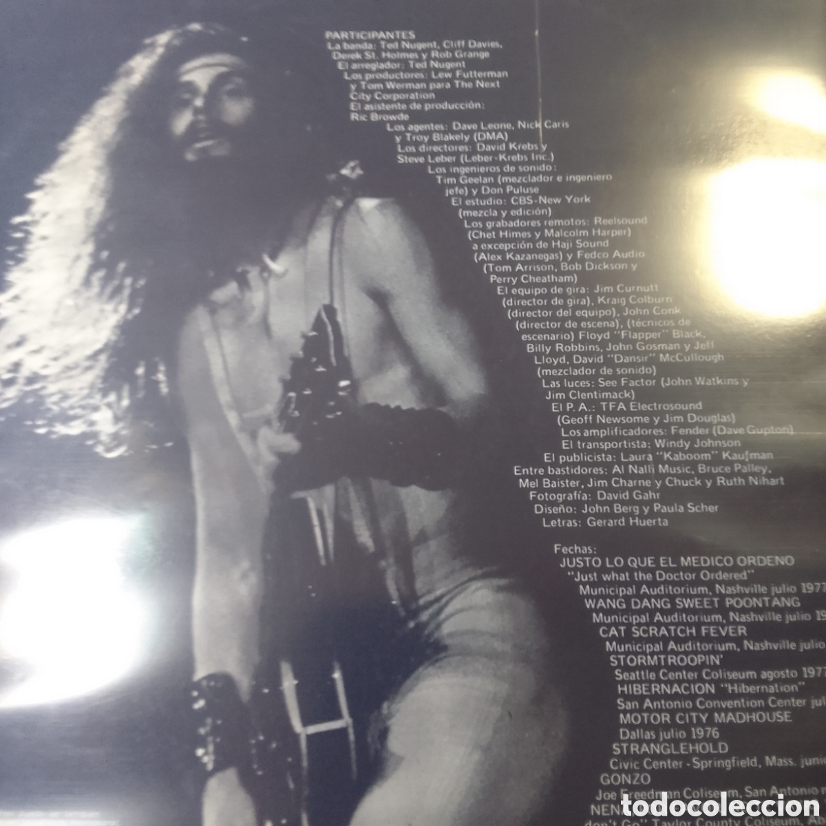 Discos de vinilo: TED NUGENT DOUBLE LIVE GONZO DOBLE LP - Foto 2