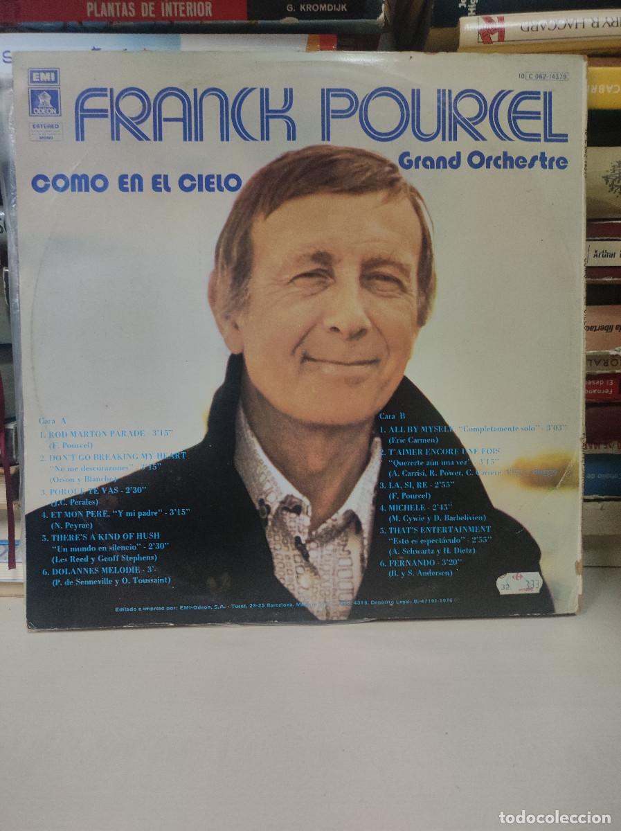 Discos de vinilo: Franck Pourcel &rdquo;Grand Orchestre&rdquo; &ndash; Como En El Cielo - Foto 1