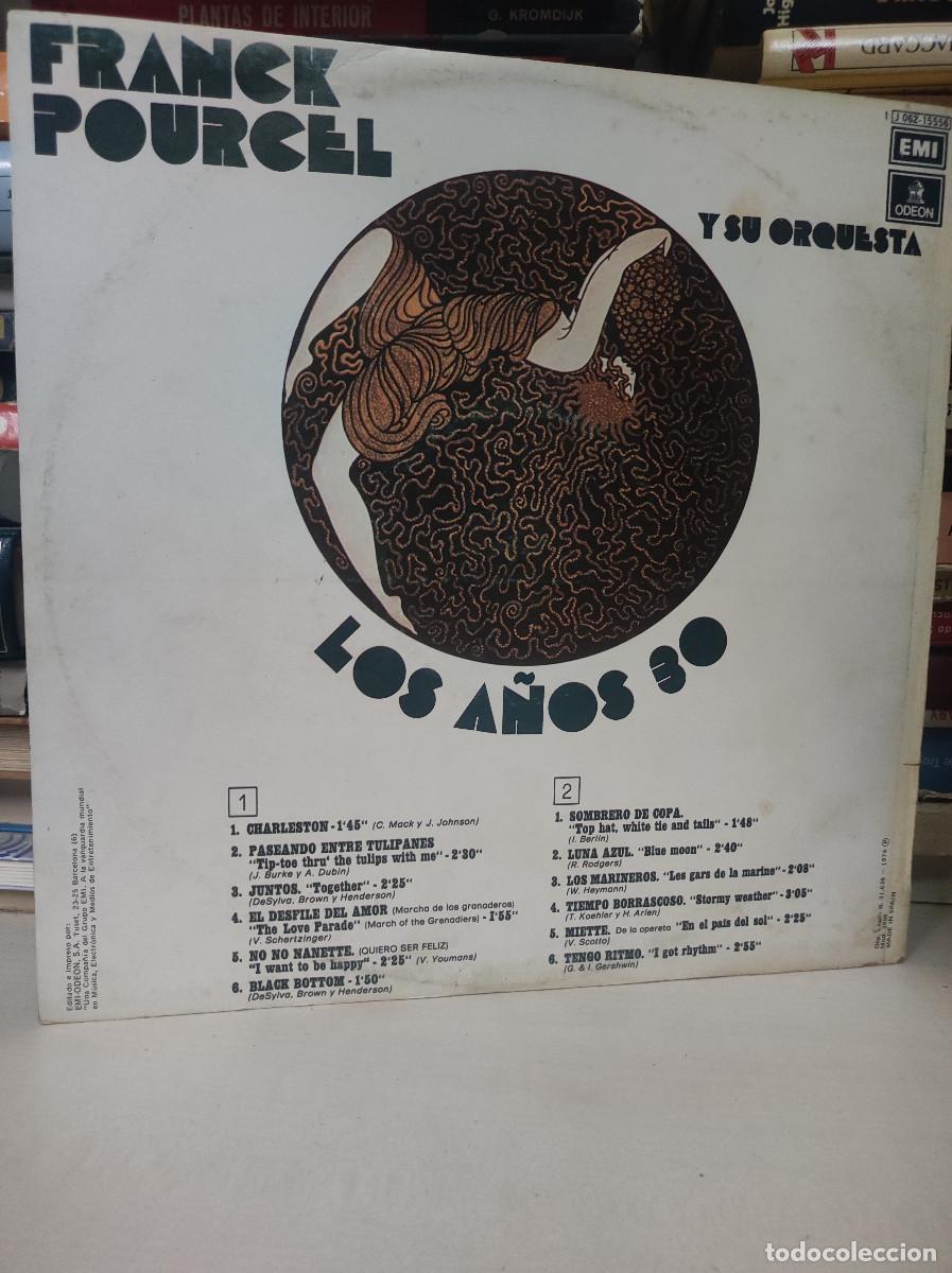 Discos de vinilo: Franck Pourcel Y Su Orquesta &ndash; Los A&ntilde;os 30 - Foto 2
