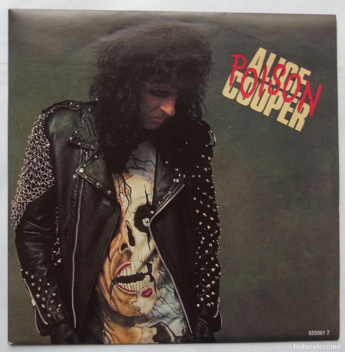 Discos de vinilo: Alice Cooper Poison Single 7&rdquo; UK 1989 - Foto 1