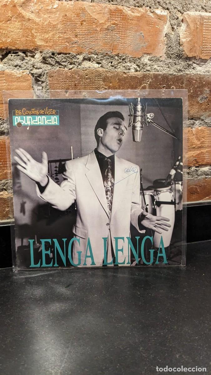 Discos de vinilo: Single Los Coyotes de V&iacute;ctor Abundancia Lenga Lenga Dr0 - Foto 1
