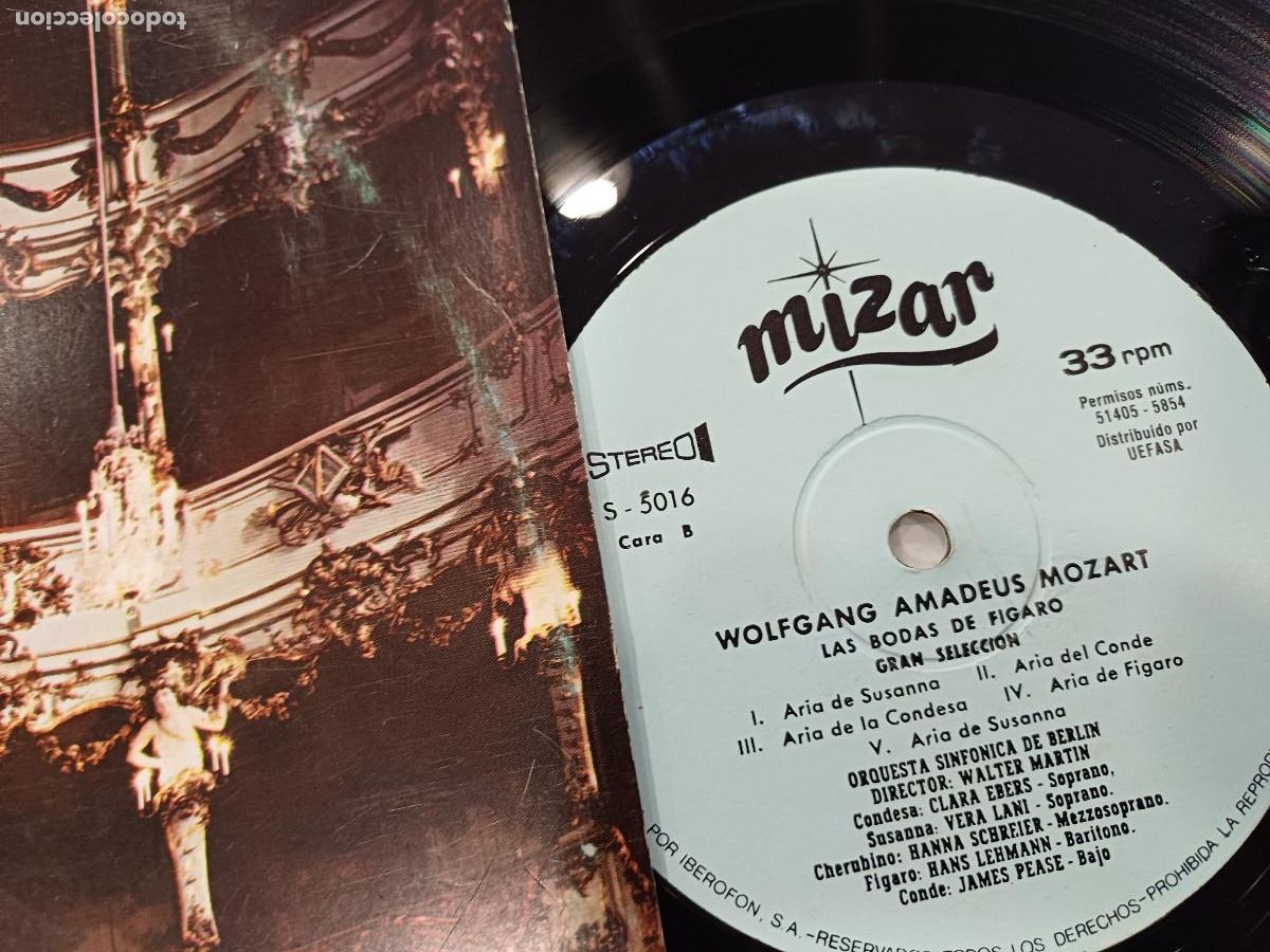 Discos de vinilo: MOZART/LAS BODAS DE FIGARO/VINILO. - Foto 2