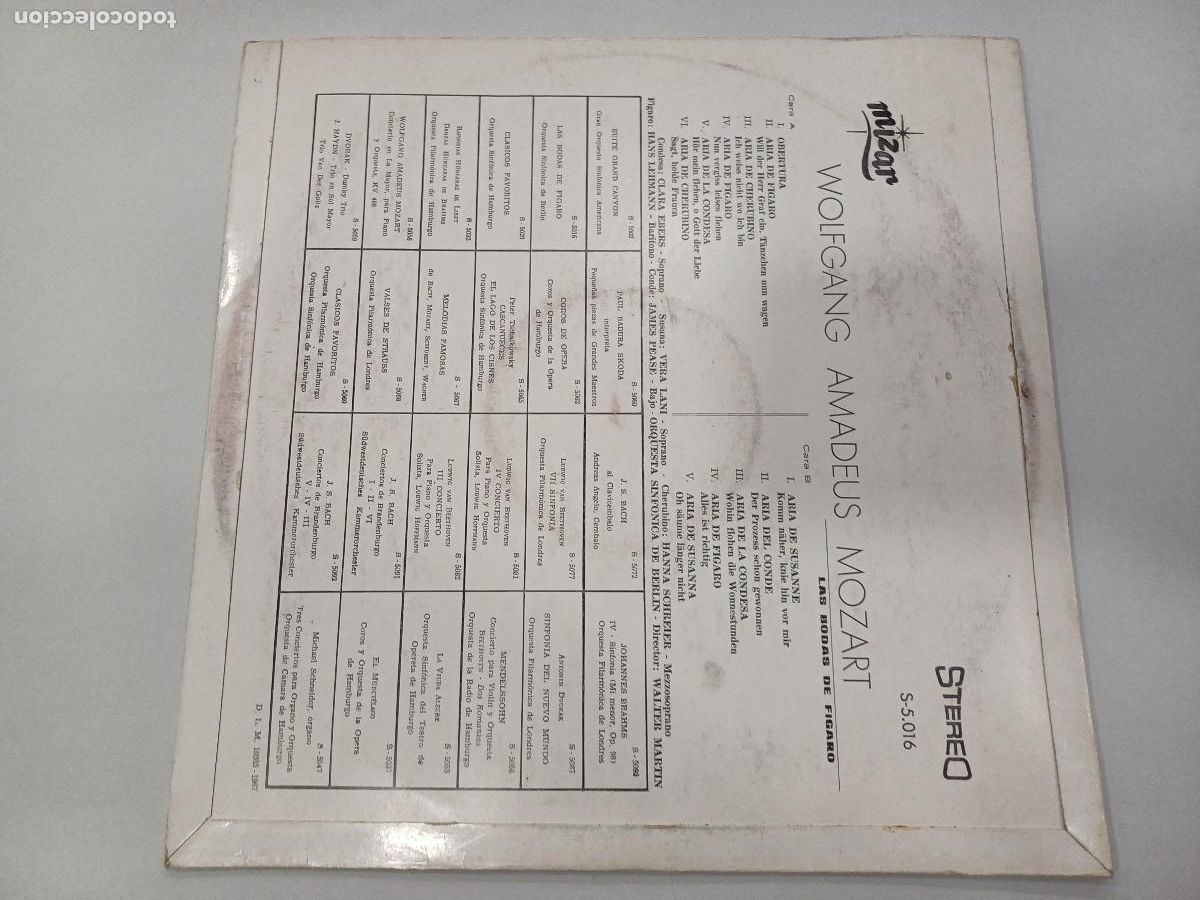Discos de vinilo: MOZART/LAS BODAS DE FIGARO/VINILO. - Foto 3