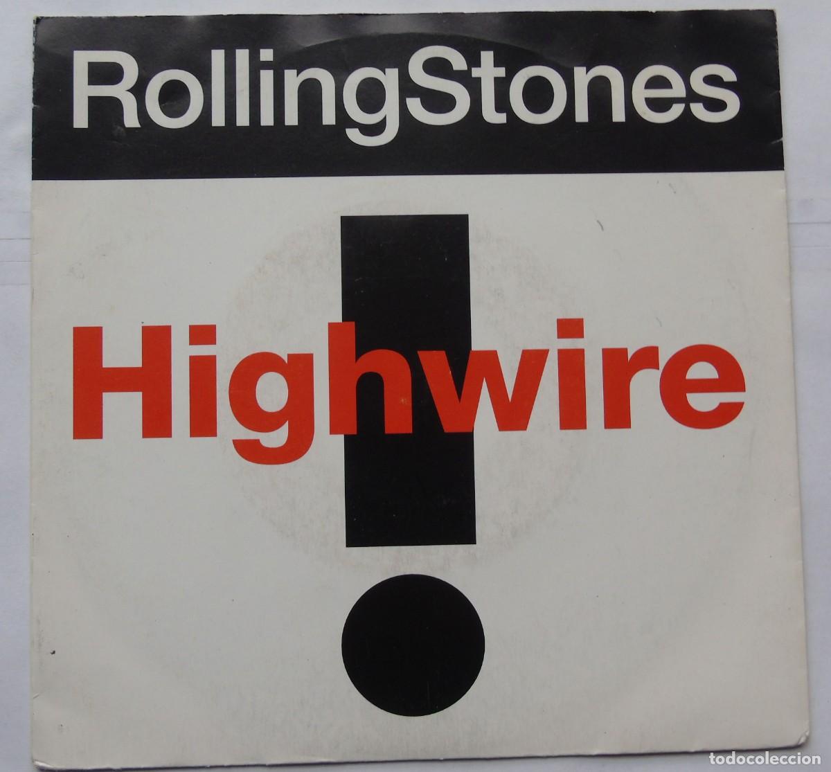 Discos de vinilo: The Rolling Stones Highwire Single 7&rdquo; UK 1991 - Foto 1
