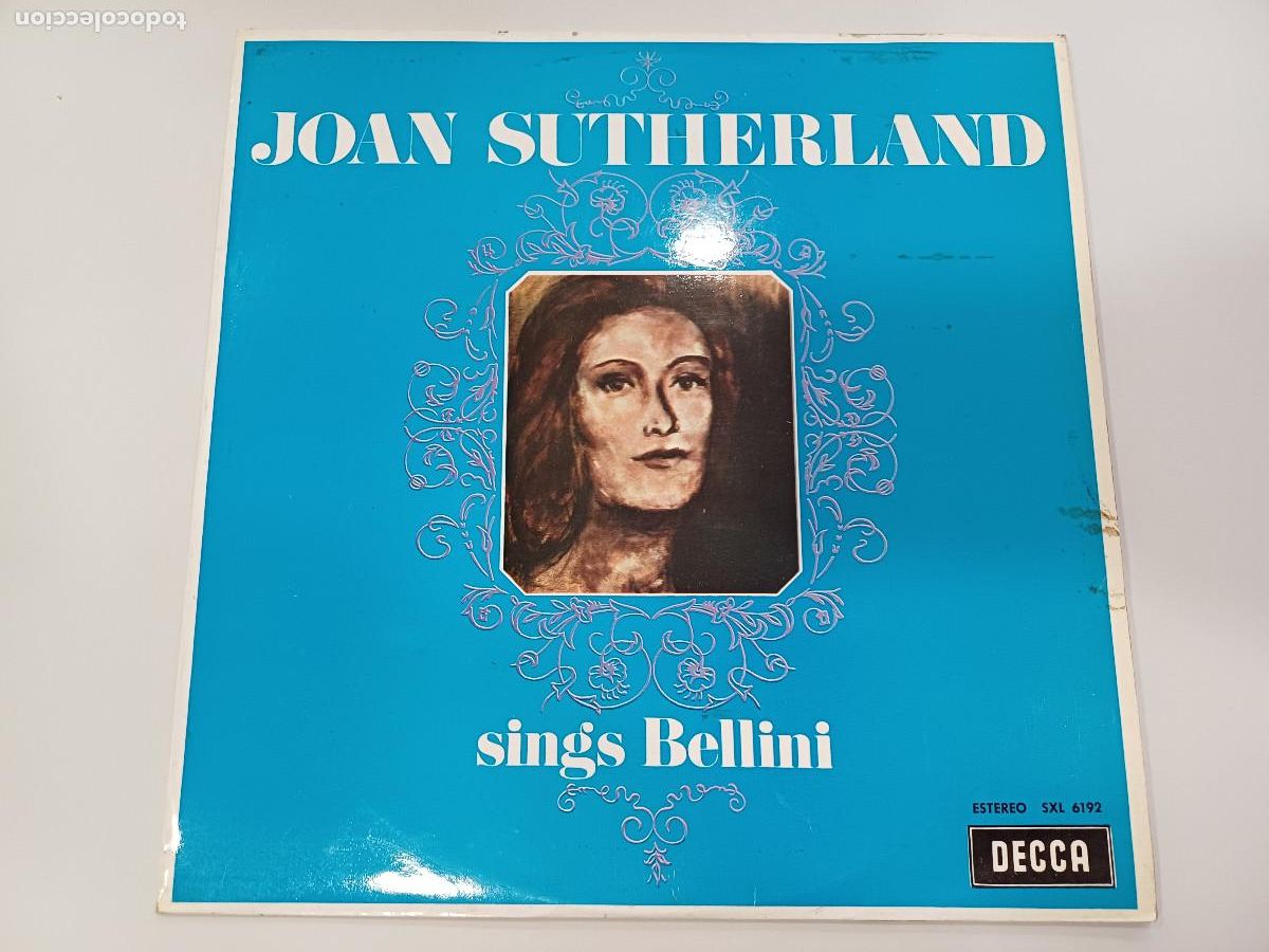 Discos de vinilo: JOAN SUTHERLAND/SINGS BELLINI/VINILO. - Foto 1