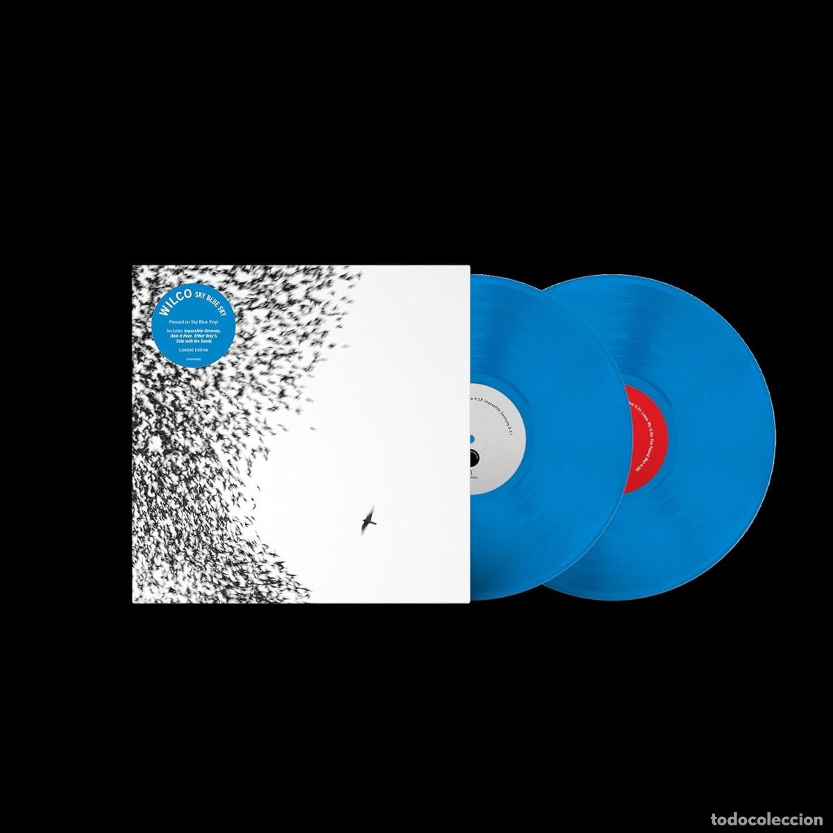 Discos de vinilo: 2LP WILCO SKY BLUE SKY VINILO AZUL - Foto 2