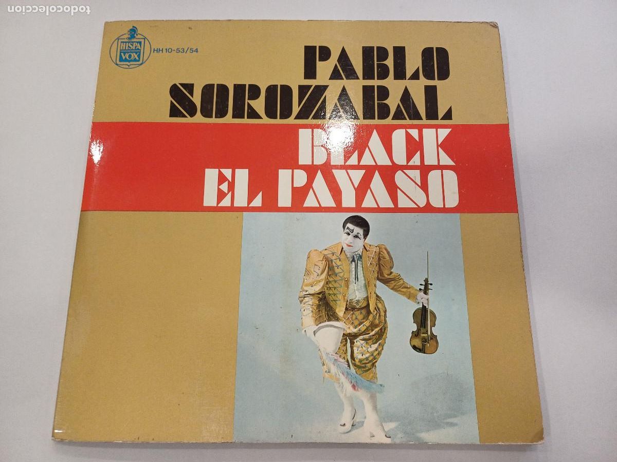 Discos de vinilo: PABLO SOROZABAL/BLACK EL PAYASO/VINILO GATEFOLD DOBLE. - Foto 1