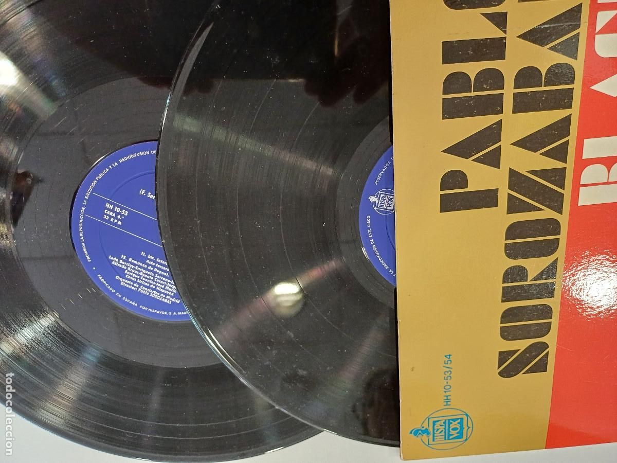 Discos de vinilo: PABLO SOROZABAL/BLACK EL PAYASO/VINILO GATEFOLD DOBLE. - Foto 5