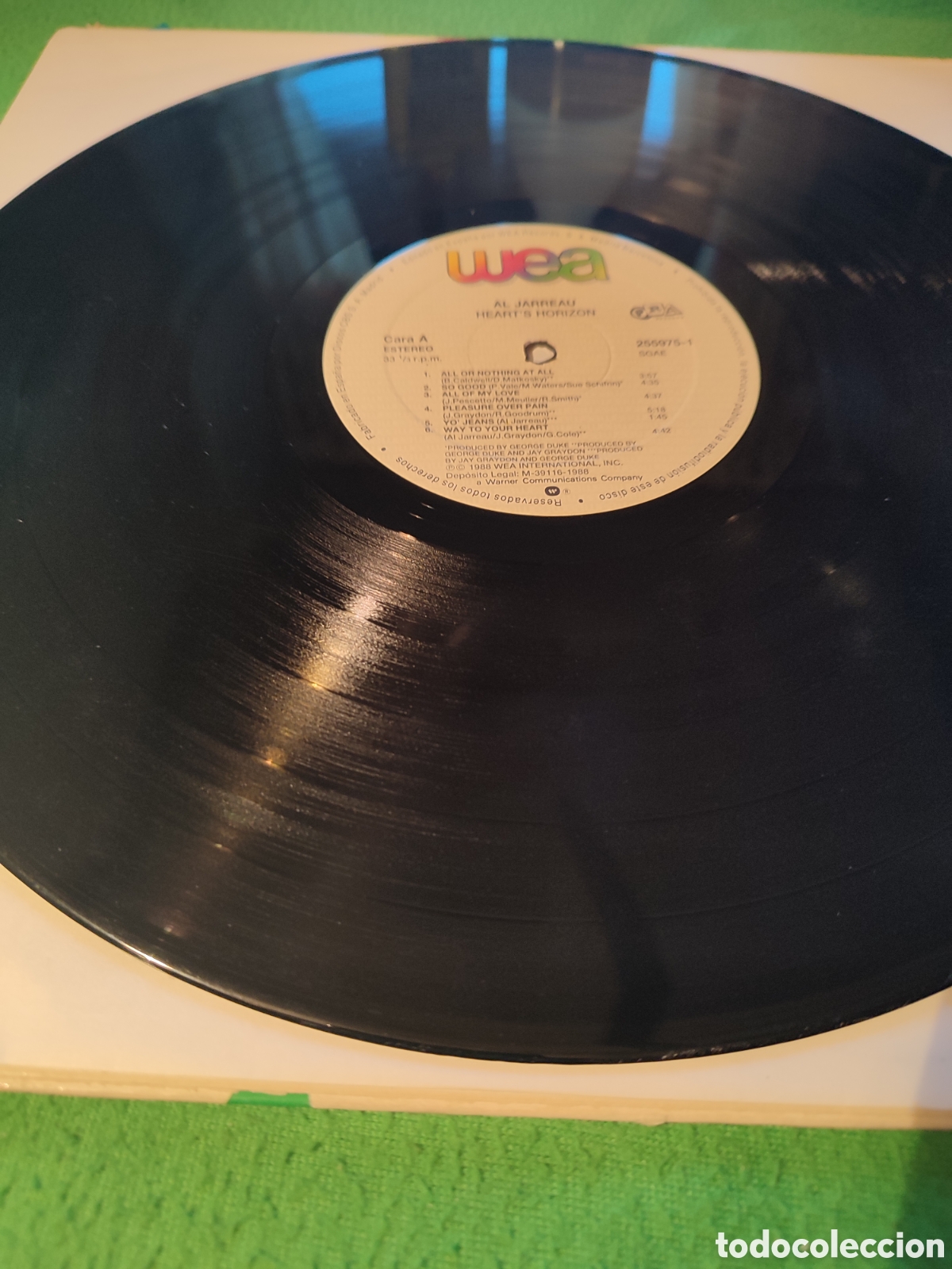 Discos de vinilo: Al Jarreau - Hearts Horizon Vinilo Lp - Foto 3