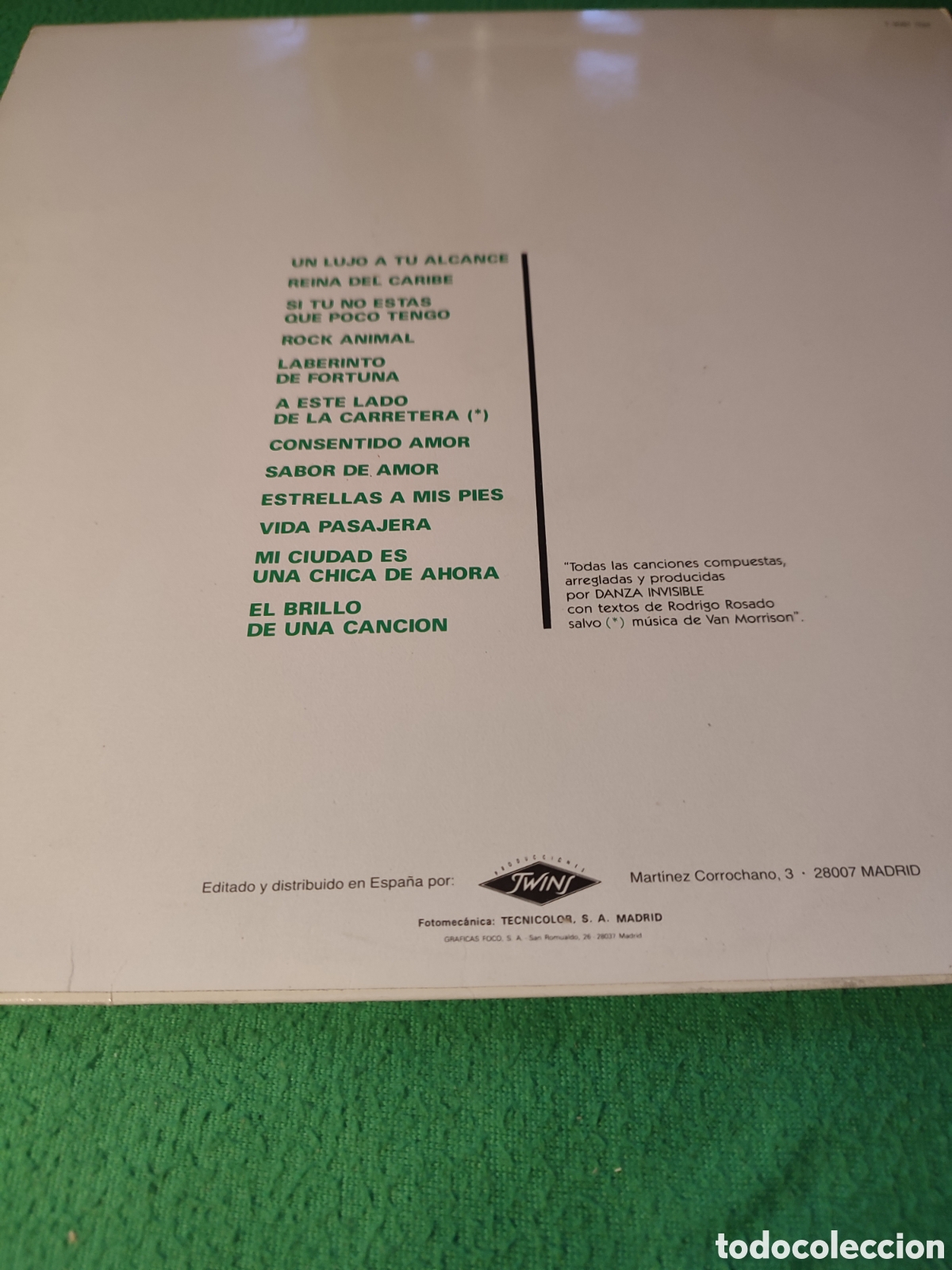 Discos de vinilo: Danza Invisible - A tu alcance vinilo Lp - Foto 4