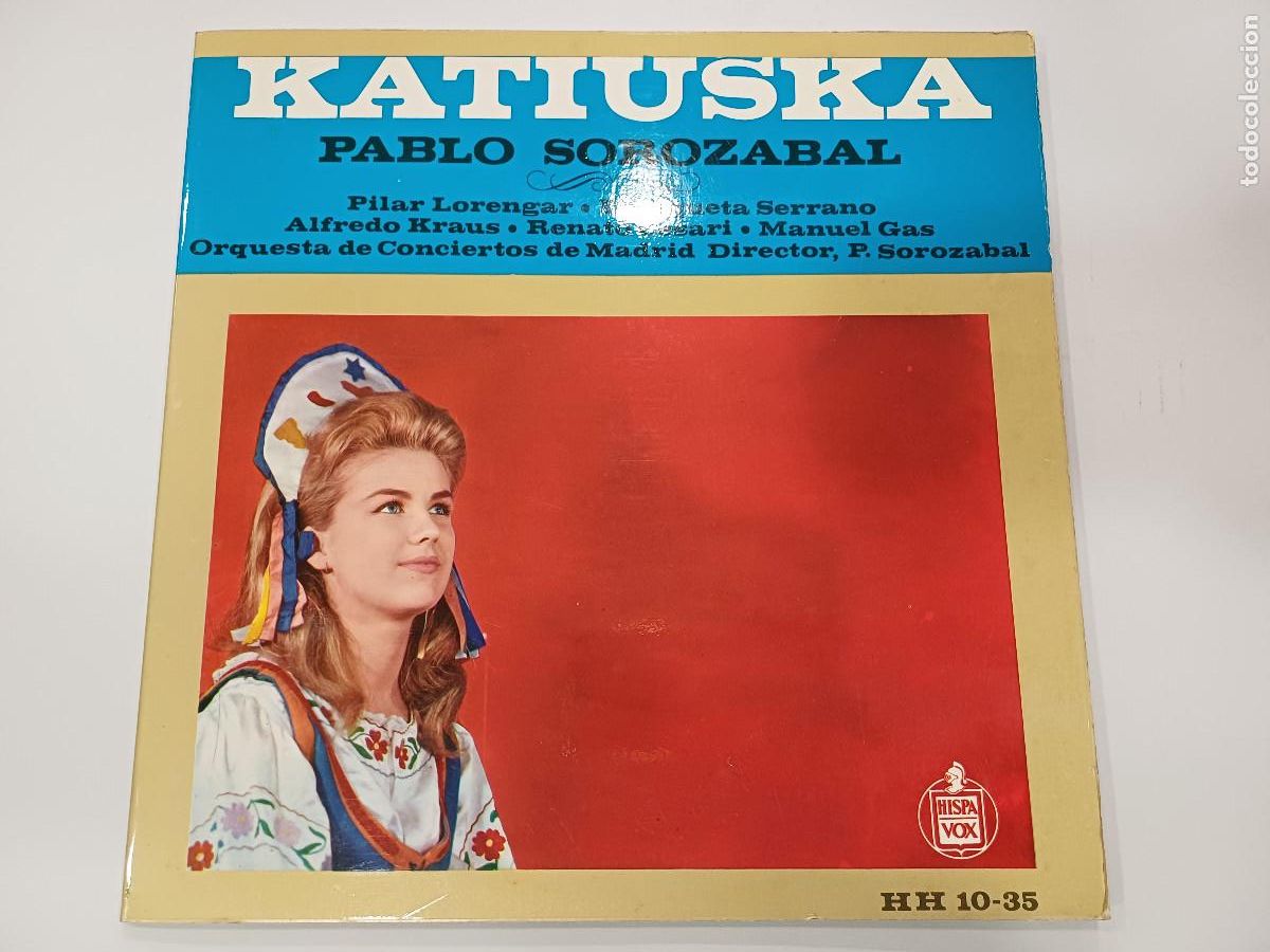 Discos de vinilo: PABLO SOROZABAL/KATIUSKA/VINILO GATEFOLD. - Foto 1