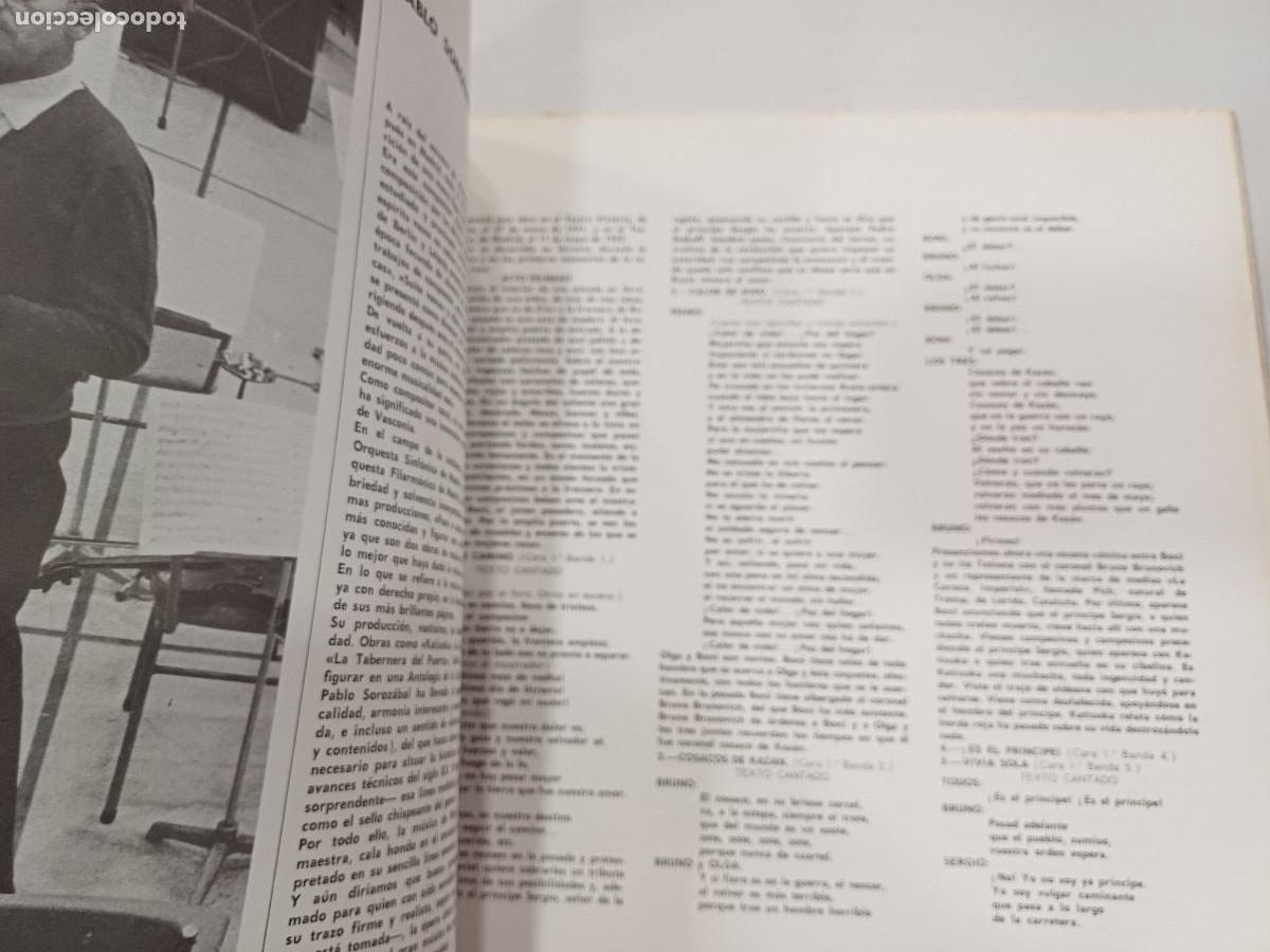 Discos de vinilo: PABLO SOROZABAL/KATIUSKA/VINILO GATEFOLD. - Foto 3