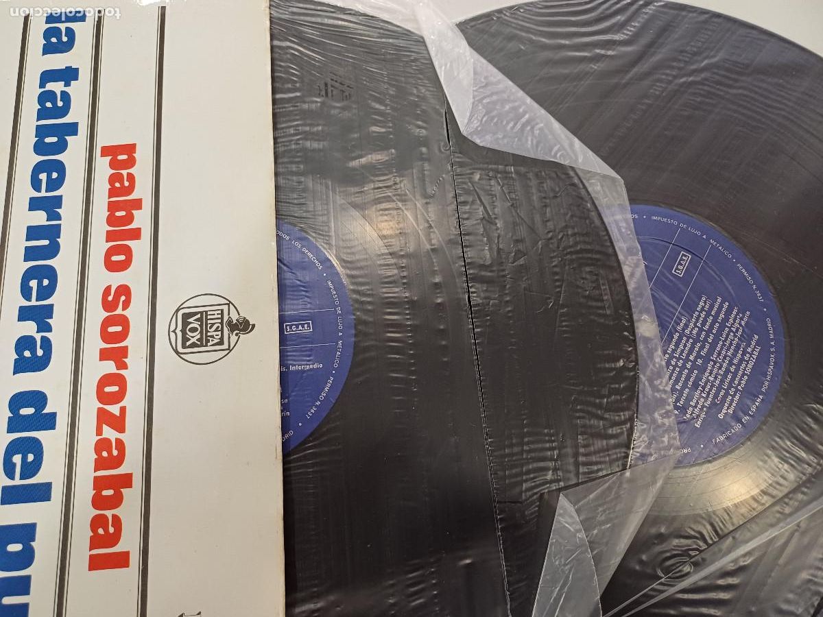 Discos de vinilo: PABLO SOROZABAL/LA TAVERNERA DEL PUERTO/VINILO GATEFOLD DOBLE. - Foto 4