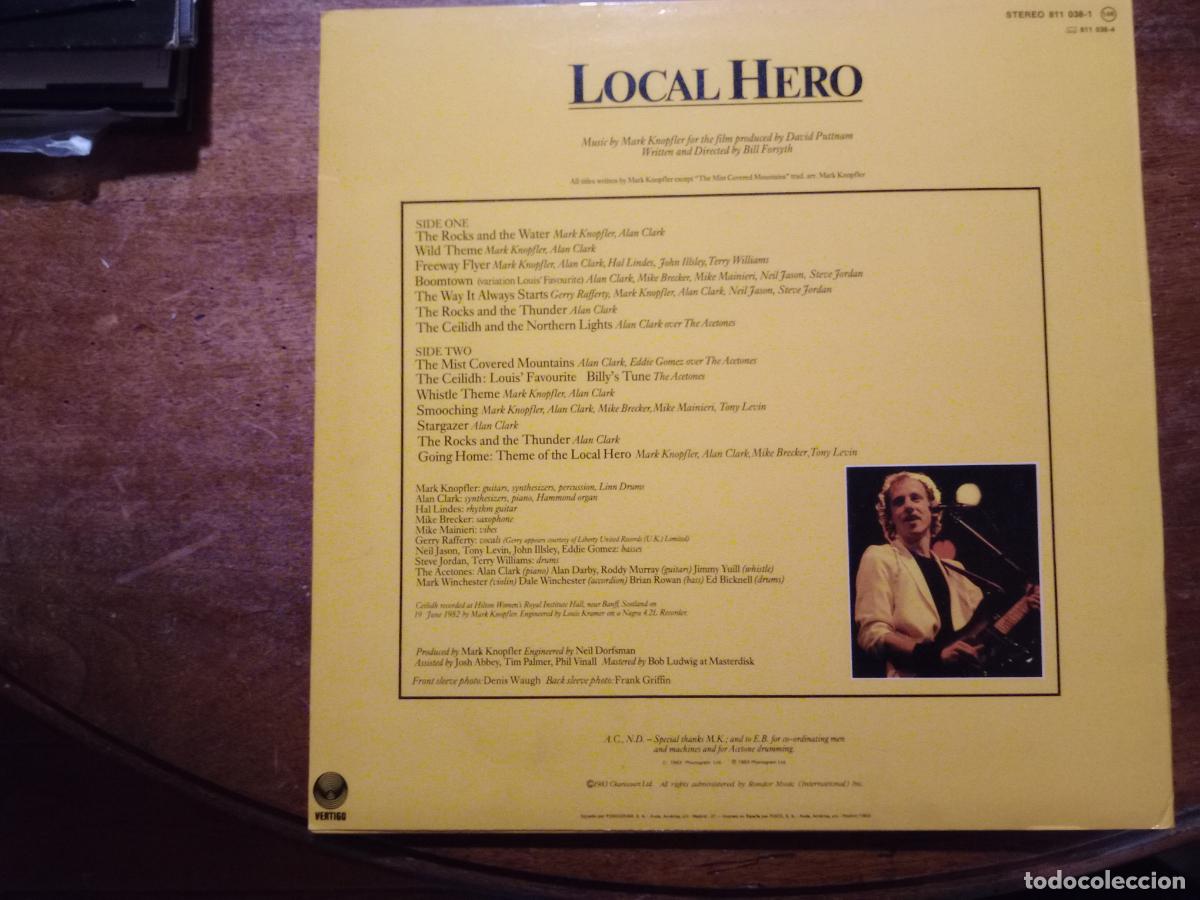 Discos de vinilo: Mark Knopfler - local hero - Foto 2