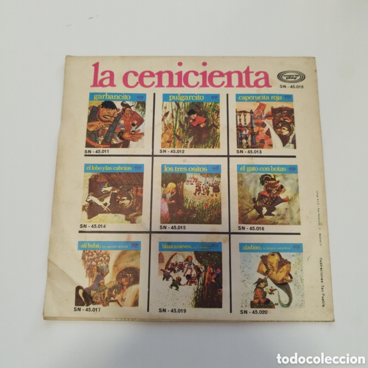 Discos de vinilo: VINILO SINGLE / LA CENICIENTA / MOVIE PLAY - Foto 2