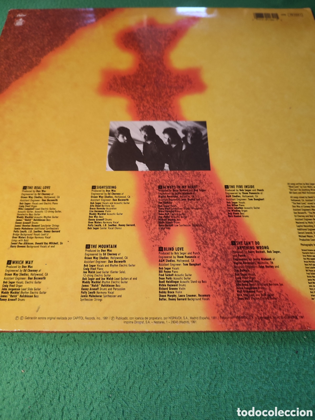 Discos de vinilo: Bob Seger & The Silver Bullet Band - The fire inside - Foto 4
