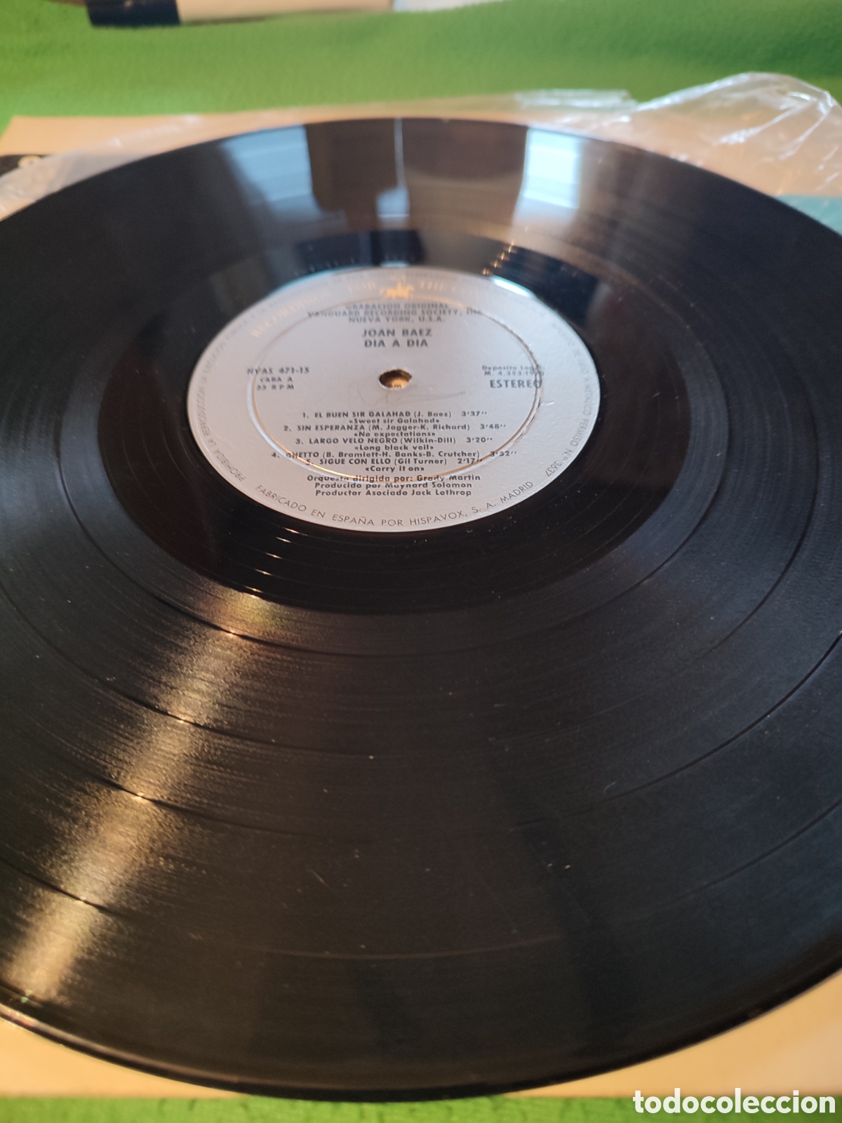 Discos de vinilo: Joan B&aacute;ez - D&iacute;a a d&iacute;a vinilo Lp - Foto 3