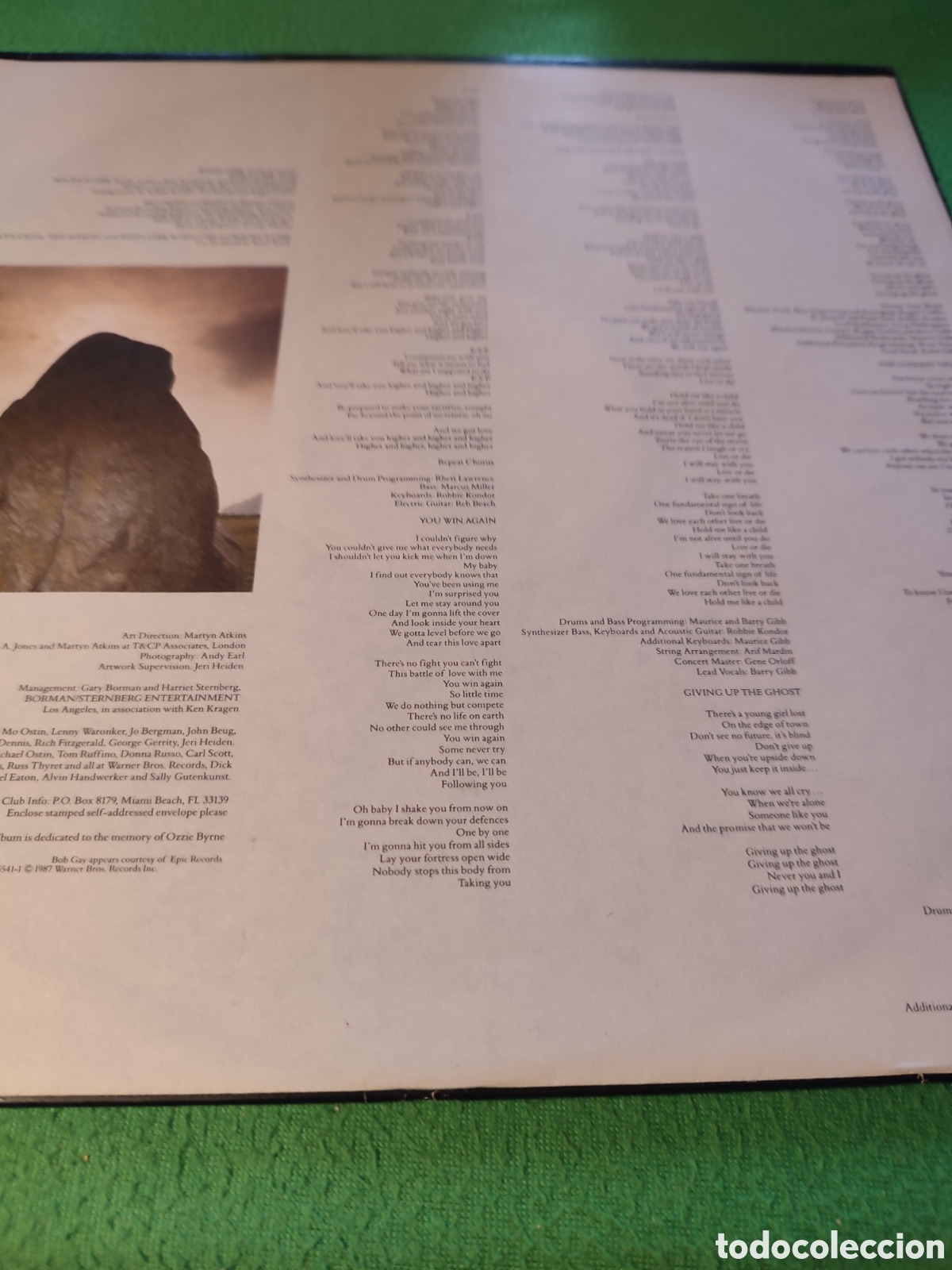 Discos de vinilo: Bee Gees - E.S.P. vinilo Lp 1987 - Foto 2