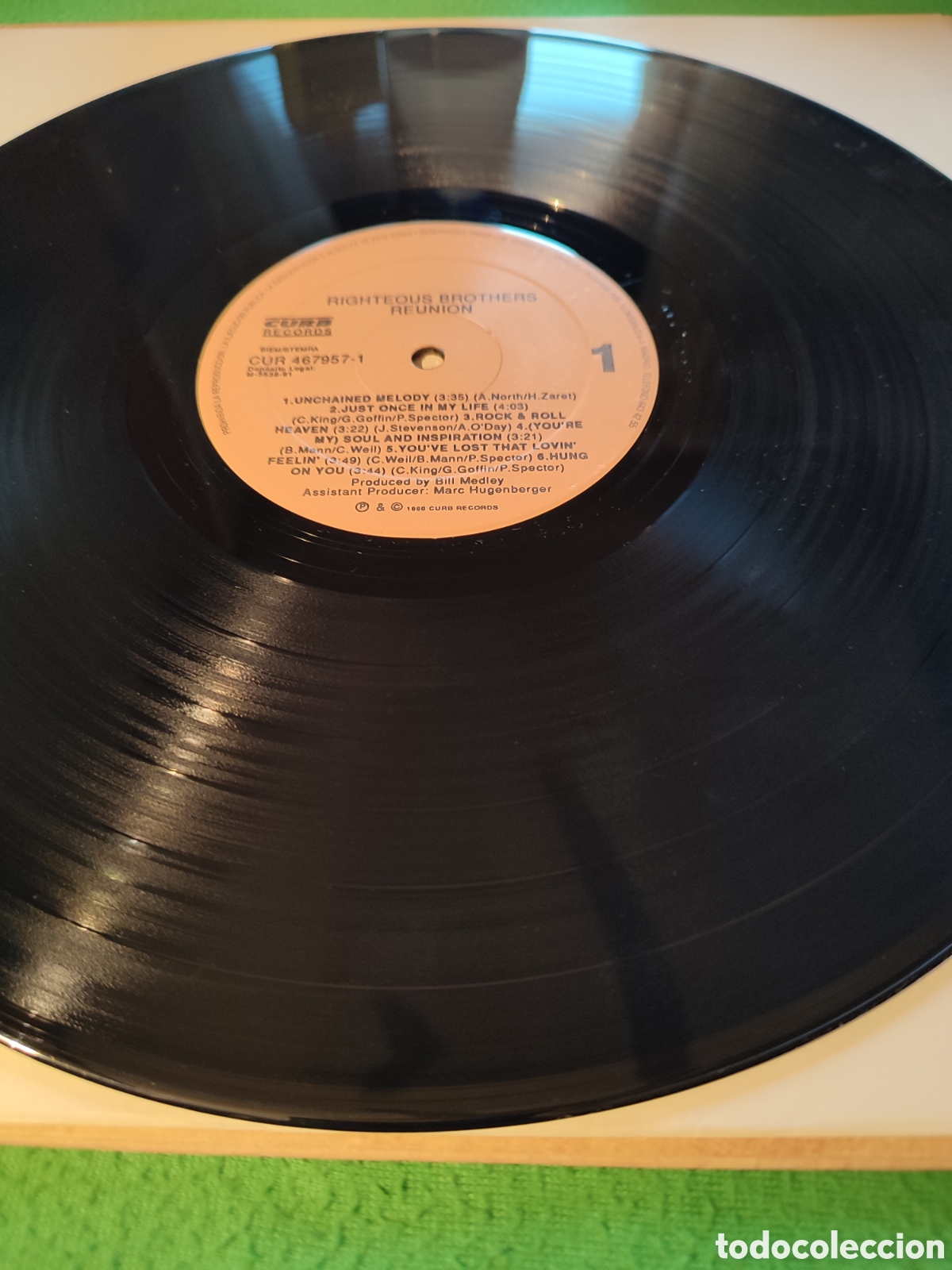 Discos de vinilo: Righteous Brothers - Reuni&oacute;n vinilo Lp - Foto 2