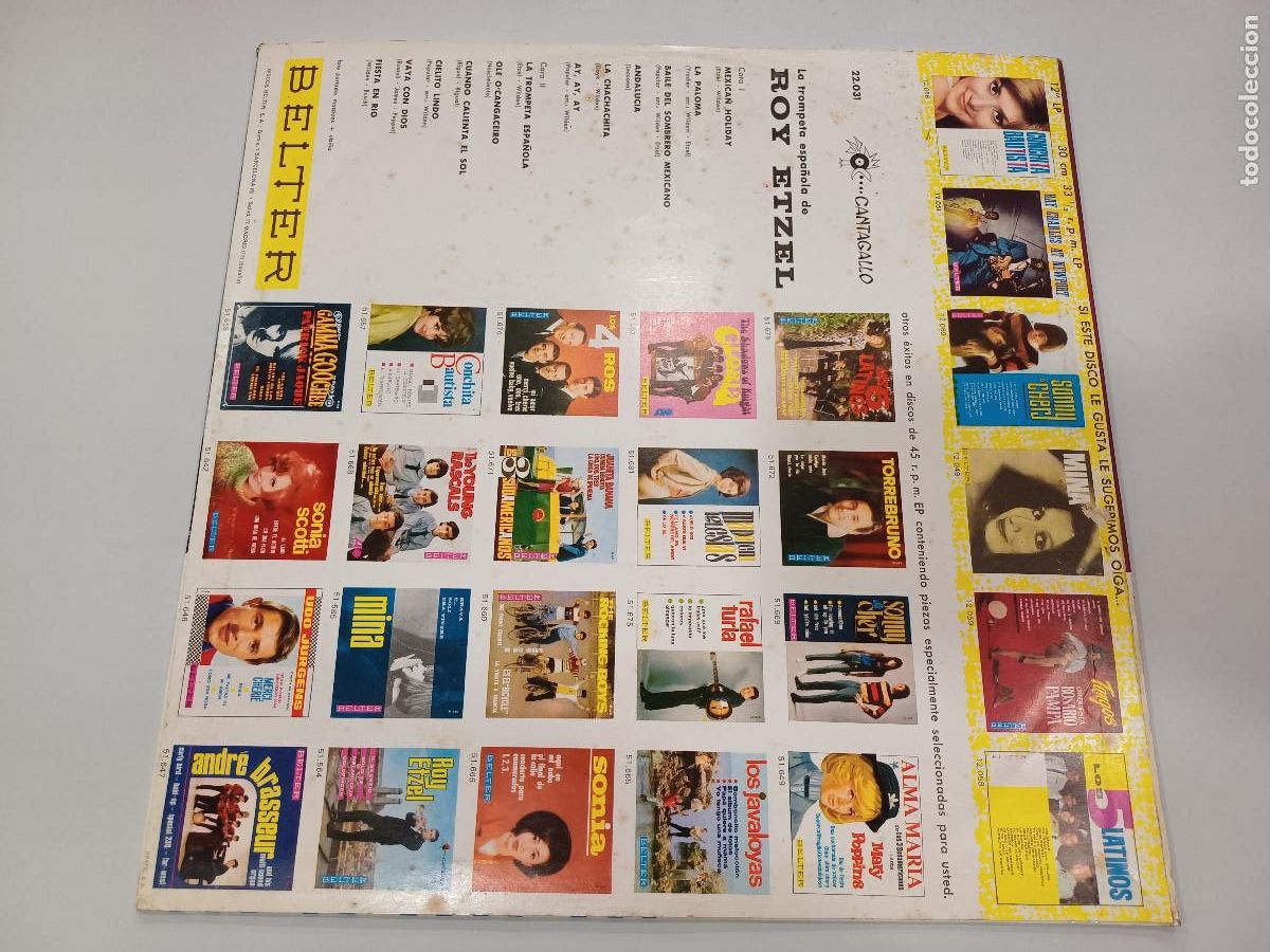 Discos de vinilo: LA TROMPETA ESPA&Ntilde;OLA DE ROY ETZEL/VINILO. - Foto 3